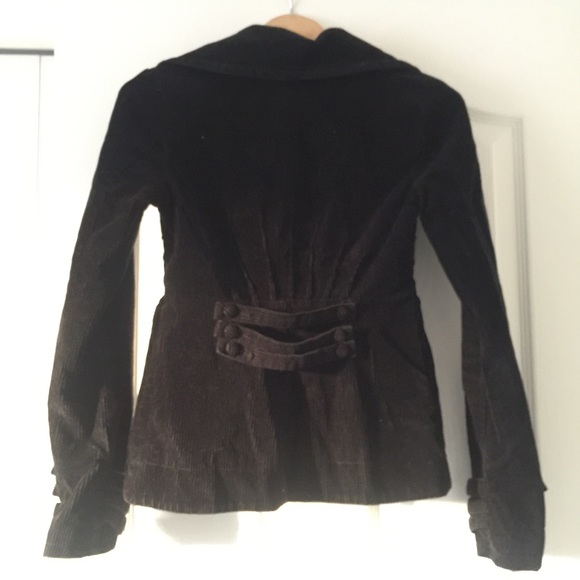 Divided by H&M black corduroy jacket blazer sz 2 - Picture 5 of 8
